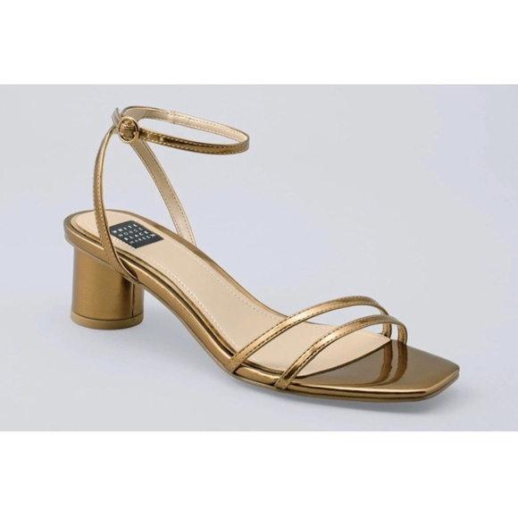 WHITE HOUSE BLACK MARKET Cindy Bronze Strappy Sandal - Picture 1 of 15
